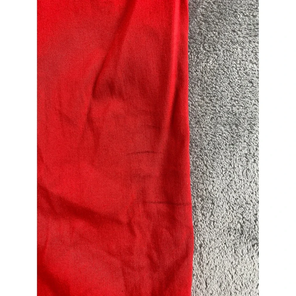 Style Co Petite Red Stretch Straight Leg Pants Women's Size 10P‎